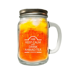 Ahmad Tea | Sklenice s uchem na ledový čaj | 420 ml