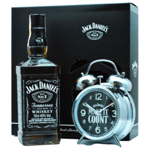 Jack Daniel's 40% 0.7L (dárkové balení s budíkem)