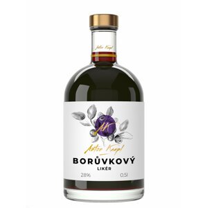 Anton Kaapl Borůvkový likér 28% 0,5l
