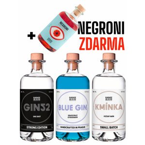 Garage 22 Kmínka, Gin52, BLUE + Negroni Zdarma