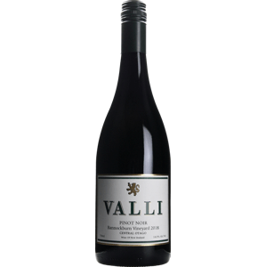 Valli Bannockburn Vineyard Pinot Noir 2018 Červené 13.5% 0.75 l