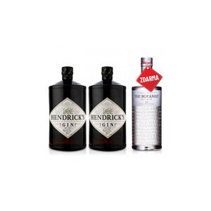 Výhodný balíček: 2x Hendrick´s Gin 1L + The Botanist Islay Dry Gin 0,7L zdarma